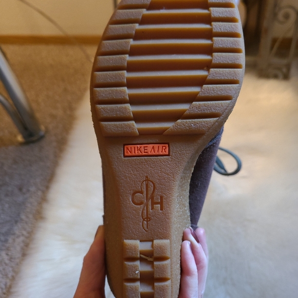 Cole Haan Leather/Suede Upper Bootie Wedge - Picture 6 of 7